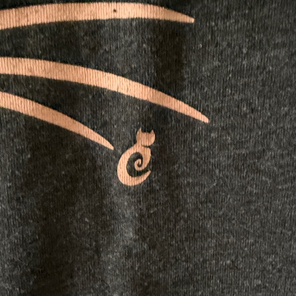 Good Vibes Cat Lady  Graphic T-Shirt - Black and Rose Pink - Picture 2 of 4